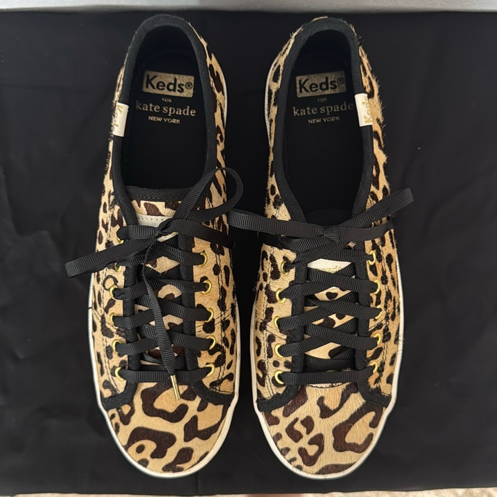 KEDS X KATE SPADE NEW YORK kickstart genuine calf hair sneaker
